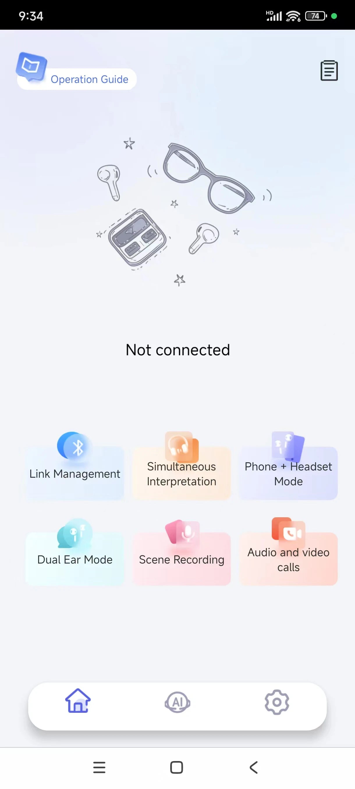 Pro Ear Hook Sports Touch Screen Custom Fit Wireless Earbuds V5.4 ENC IPX-6 Type-C 10-15h Battery