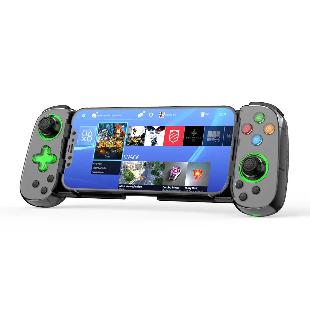 New LED D7 Six Axis BT Portable Gamepad Toystick Wireless Game Controller for Iphone Android PC Win7
