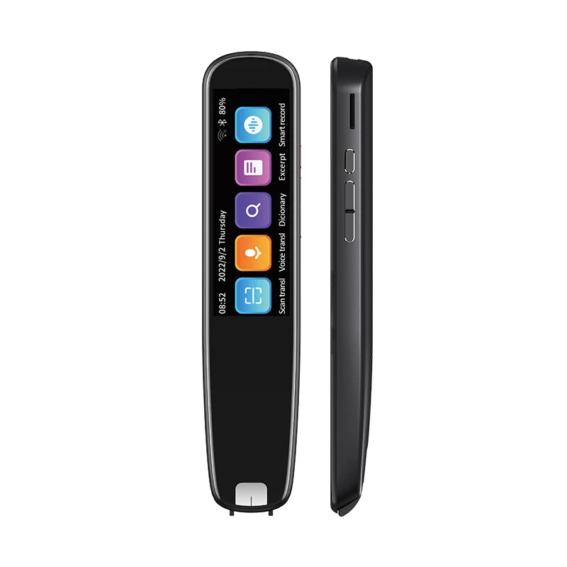 Multilingual Dictionary Pen Scanner Online Voice Translate Device with IPS Display Supports 60 Languages Text OCR Scanning