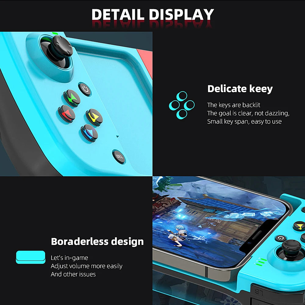 Mobile Controller Pubg For iPhone Android Cell Phone Gamepad Control Bluetooth Joystick Trigger Game Pad Cellphone Smartphone