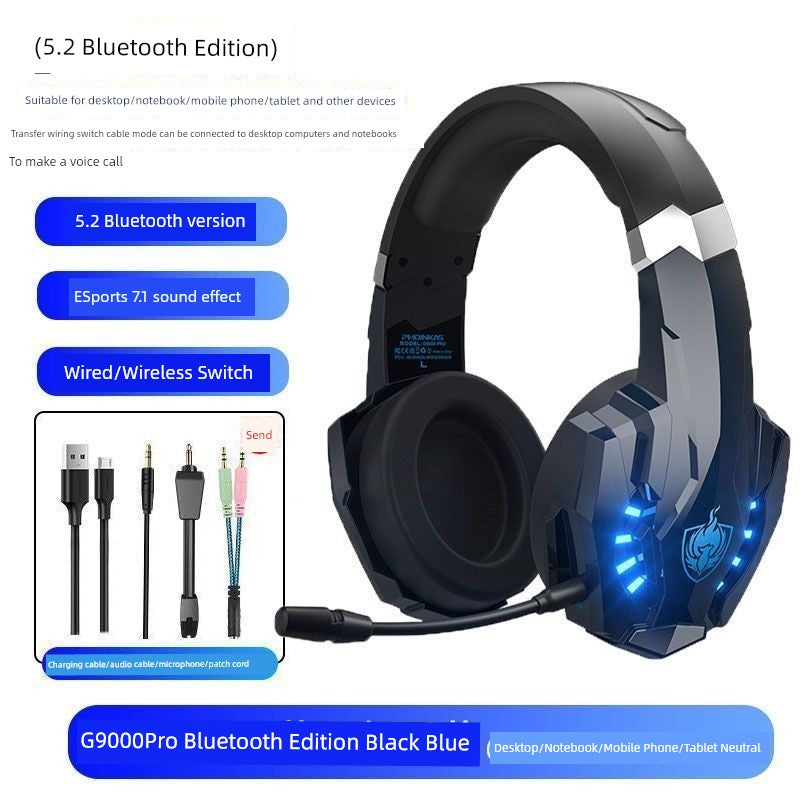 Mechanic Gaming Notebook for Computer Wired E-Sports Games Headphone Head-Mounted Special Noise Reduction with Microphone to Eat