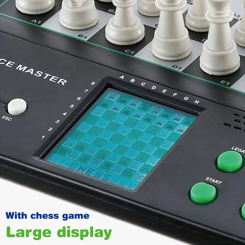 Electronic Chess Game Magnetic Chess Piece Sensory Board Screen Novice Learning Intelligent AI Against Single-player Chess