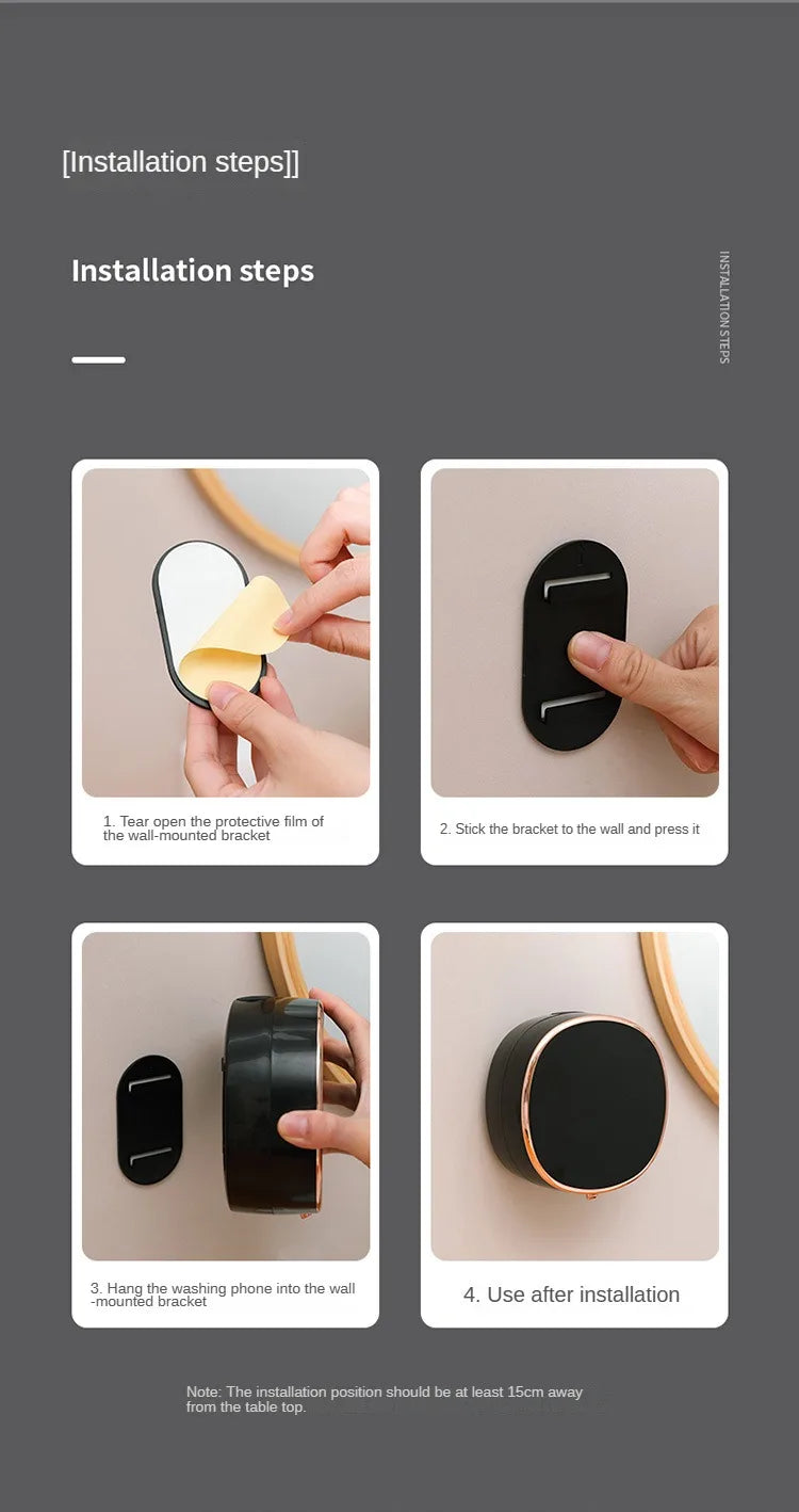 280ml Smart Soap Dispenser Touchless Motion Sensor Washing Hand Device 1200mah Wall-Mounted Liquid Soap Dispenser for Home