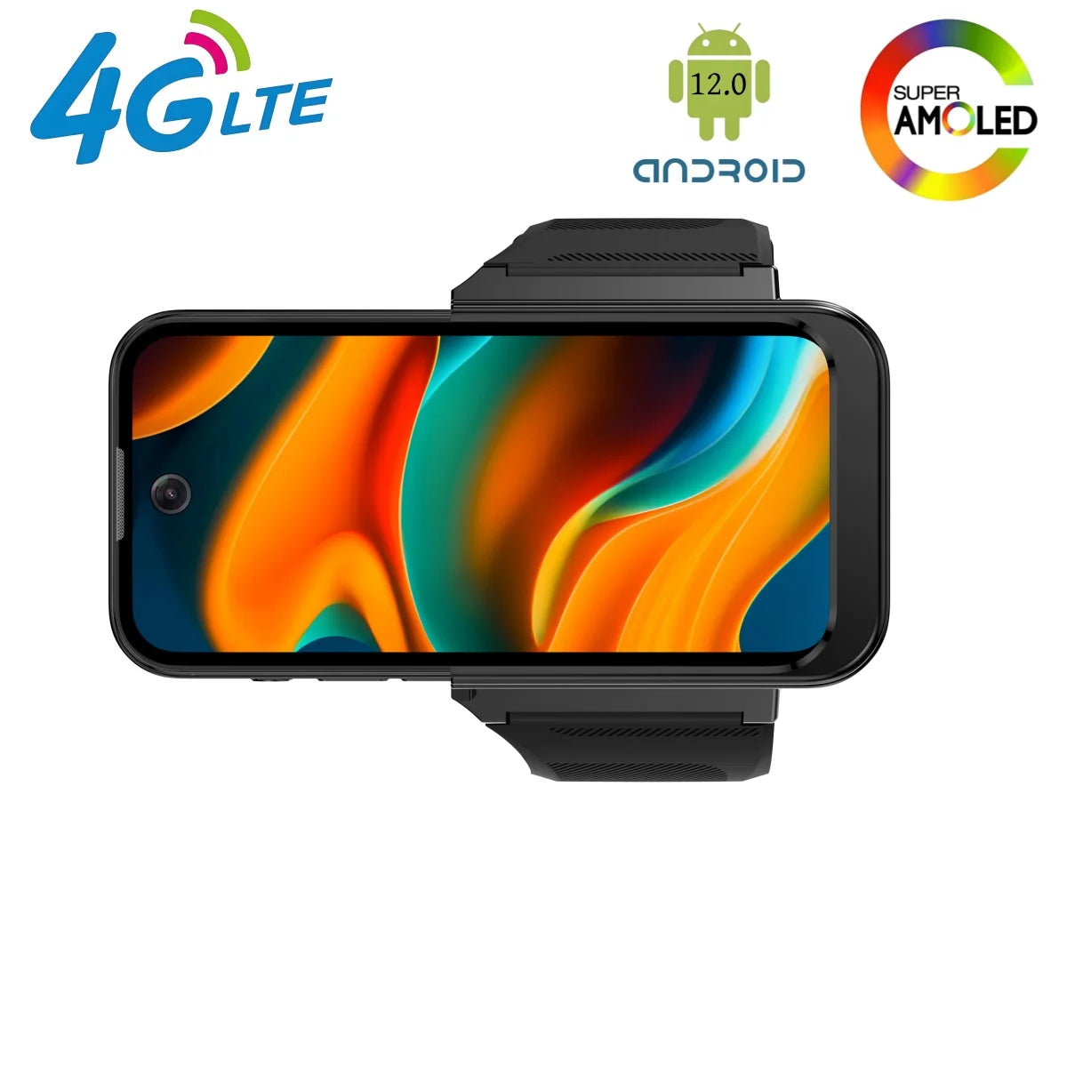 Q333 Mini Android 12.0 Smart Watch 3.97 Inches 8GB RAM 256GB ROM Dual SIM Standby Play Store 3G Little Smart Watch Phone