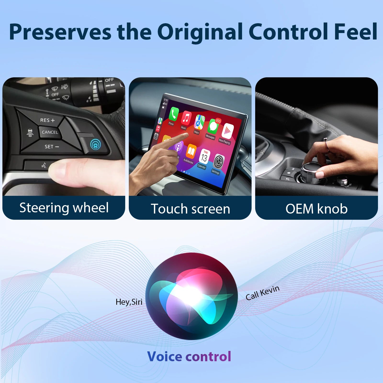 2 in 1 Wireless CarPlay Adapter for iPhone & Android Auto, Convert Wired to Wireless Carplay Adapter, Mini 2025 Upgrade