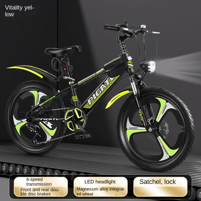Chase Wholesale Kids Mountain Bikes 6-12 Years Old 18 "24" Mountain Variable Speed Boys Student Girls Riding Bikes Hot Sale