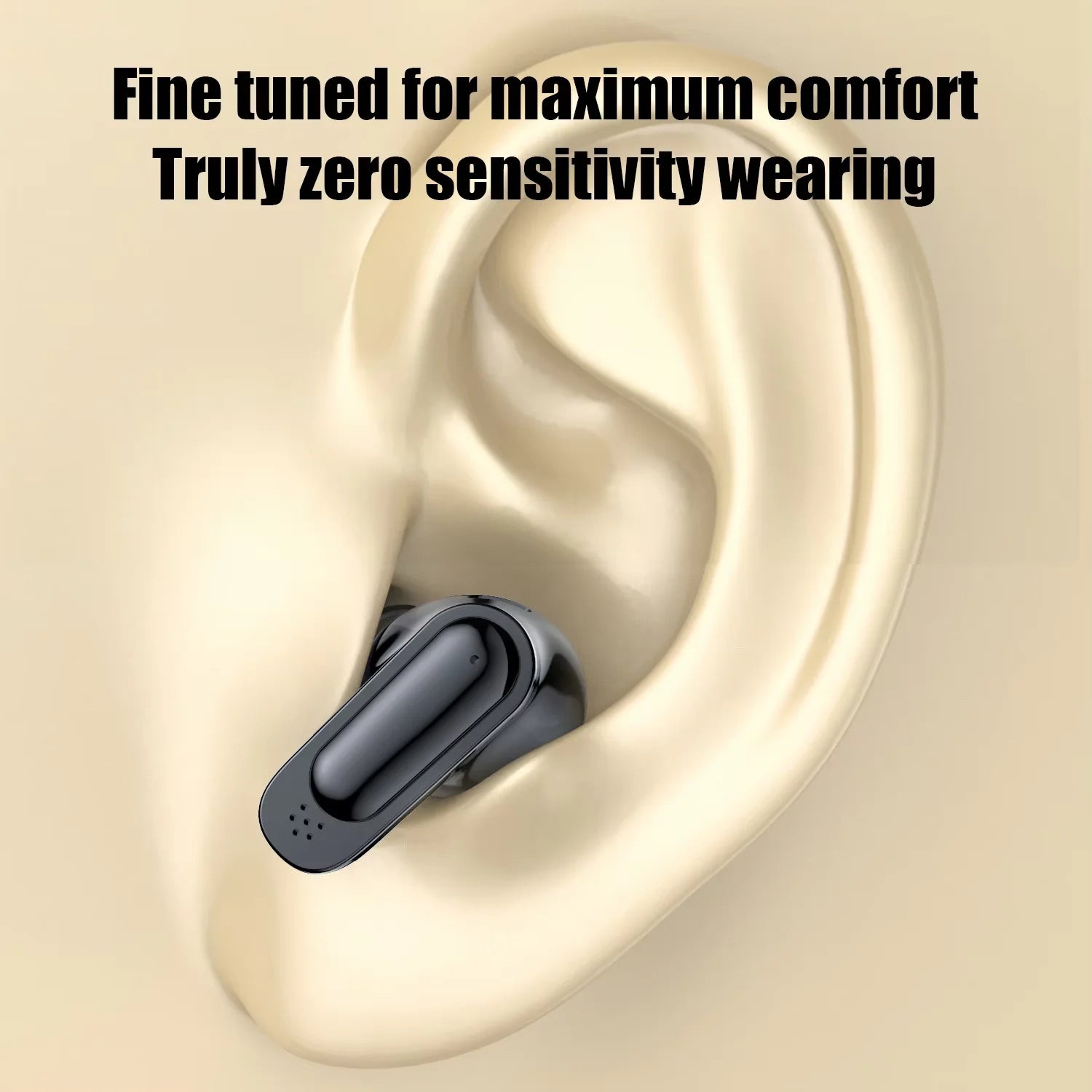 V11 Touch Screen Headphones ANC Bluetooth5.4 Noise Cancelling Earphones HiFi Stereo Wireless In-Ear ENC Earbuds With Mic