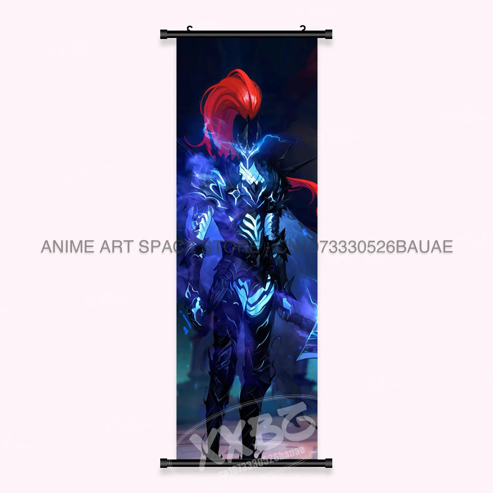 Hot Anime Solo Leveling Wall Artwork Canvas Scrolls Pictures Hanging Painting Print Poster Seong Jin Woo Home Decoration Mural
