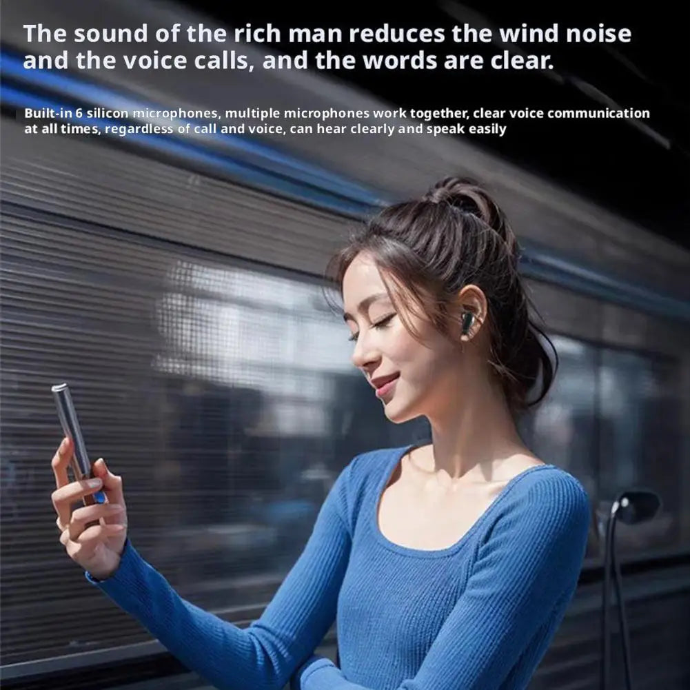 2025 NEW Bluetooth V6.0 Earphones TWS Sports Wireless Headphones AI Translator Earbuds In-Ear Noise Reduction Headsets With Mic