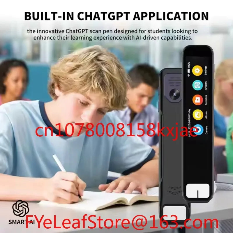 AI Smart Pen with Built-In ChatGPT Integration Scans Questions and Receives Instant AI-Generated Answers