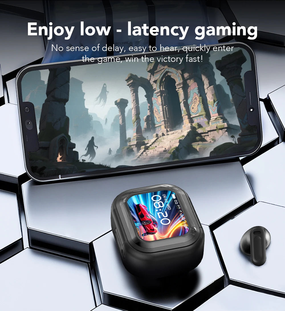 New Bluetooth 6.0 Wireless Headphones Translation Earphones IPX4 Waterproof Rating Long Battery Life