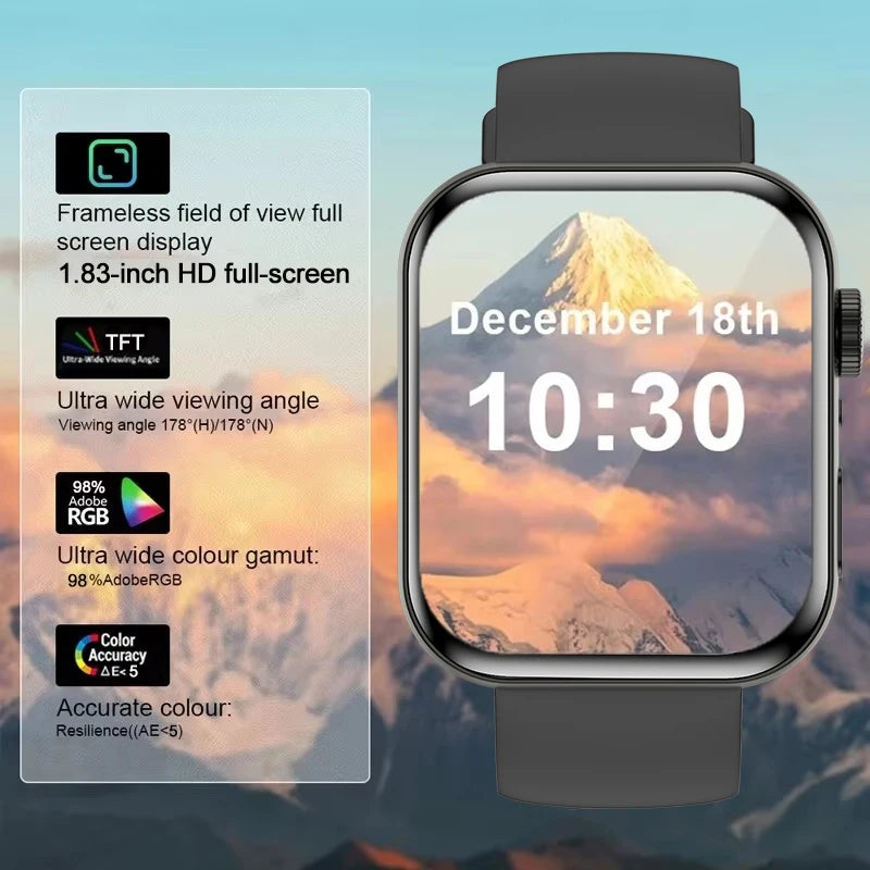 NEW For IOS Watch Series 11 Smart Watch GPS Trajectory Heart Rate Clock HD Bluetooth Call Sport Waterproof Watch Global Version