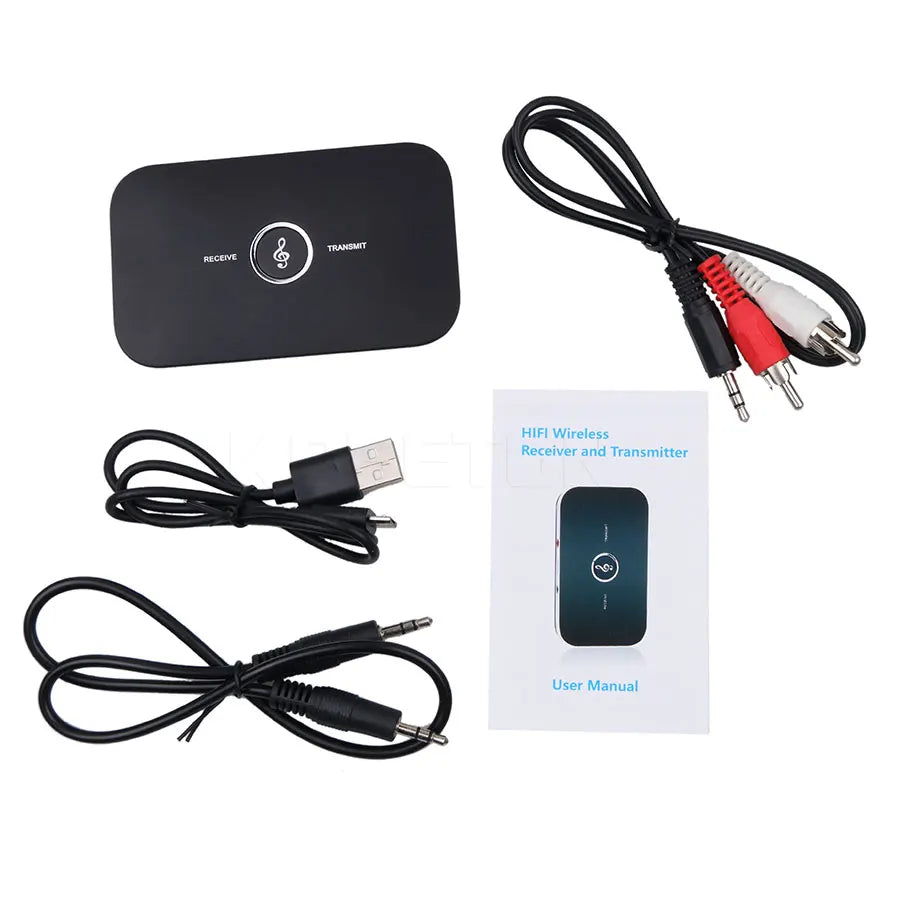 Bluetooth 5.0 Audio Transmitter Receiver RCA 3.5mm AUX Jack USB Dongle Stereo Music Wireless Adapter For Car PC TV