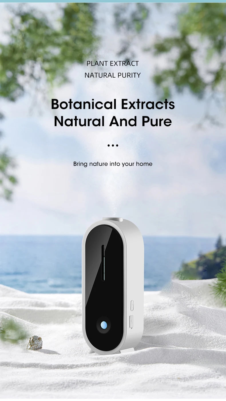 Portable Ultrasonic Diffuser Aromatherapy Machine Desktop Wall USB Smart Air Purifier Car Air Freshener Home Bathroom