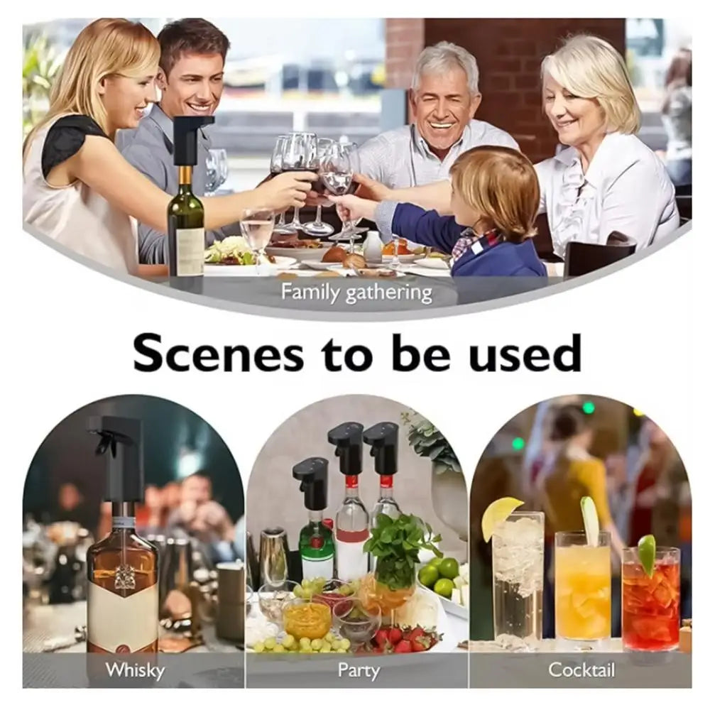 New Portable Mini Automatic Wine Decanter Electric Wine Aerator and Wine Dispenser kitchen accessories