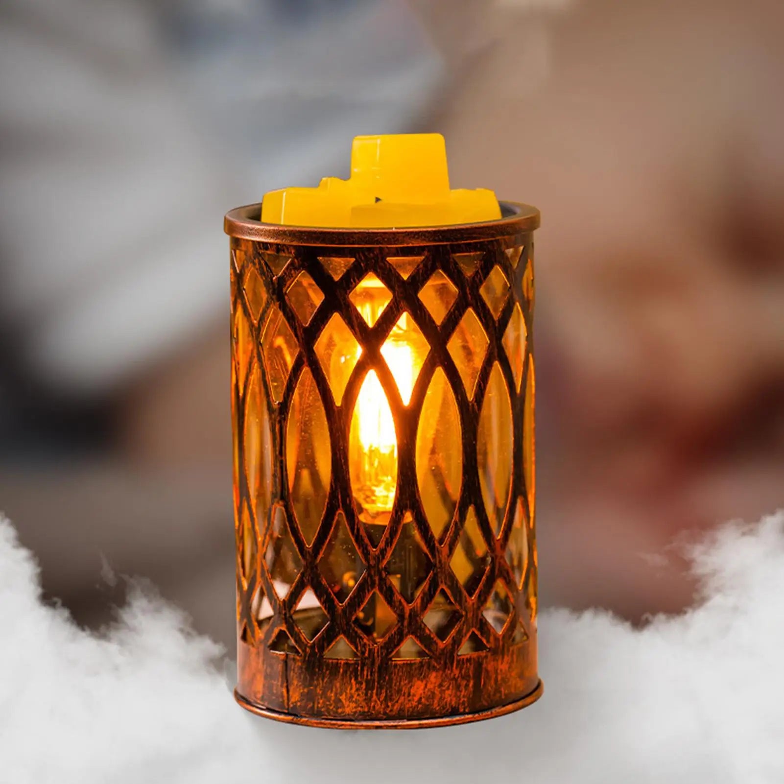 Candle Warmer Lamp Vintage Electric Oil Diffuser With Timer Electric Wax Melt Warmer For Home Christmas Birthday Room Office