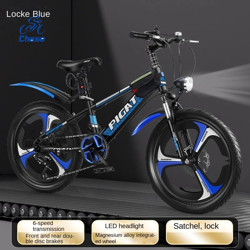 Chase Wholesale Kids Mountain Bikes 6-12 Years Old 18 "24" Mountain Variable Speed Boys Student Girls Riding Bikes Hot Sale