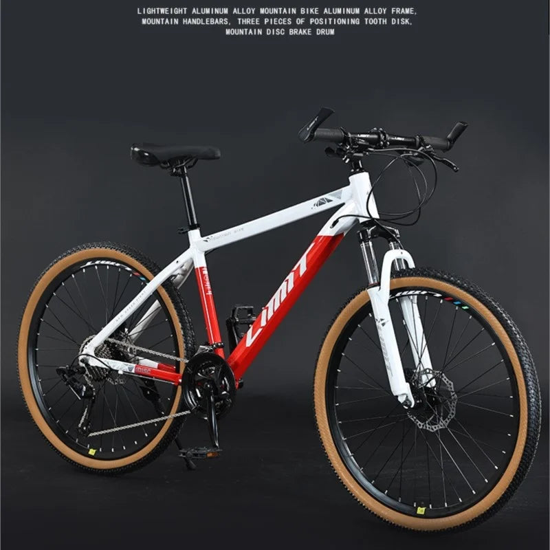 SKIG Straight-run LIMIT 26-inch Aluminum Alloy 21-speed Double Disc Brake Mountain Bike For Both Male And Female Students