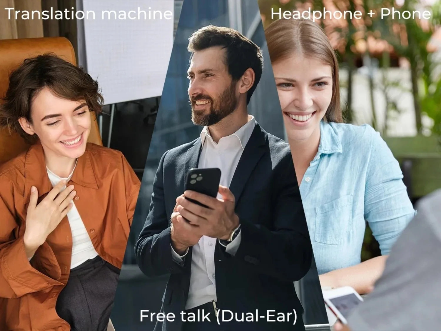 Lifetime Free Translation Earphones 164 Languages Instant Voice Real Time Translators Wireless Bluetooth Headphones HiFi Earbuds