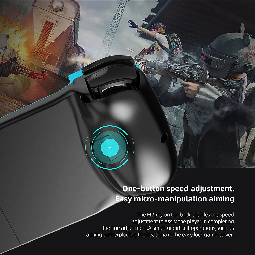 Mobile Controller Pubg For iPhone Android Cell Phone Gamepad Control Bluetooth Joystick Trigger Game Pad Cellphone Smartphone