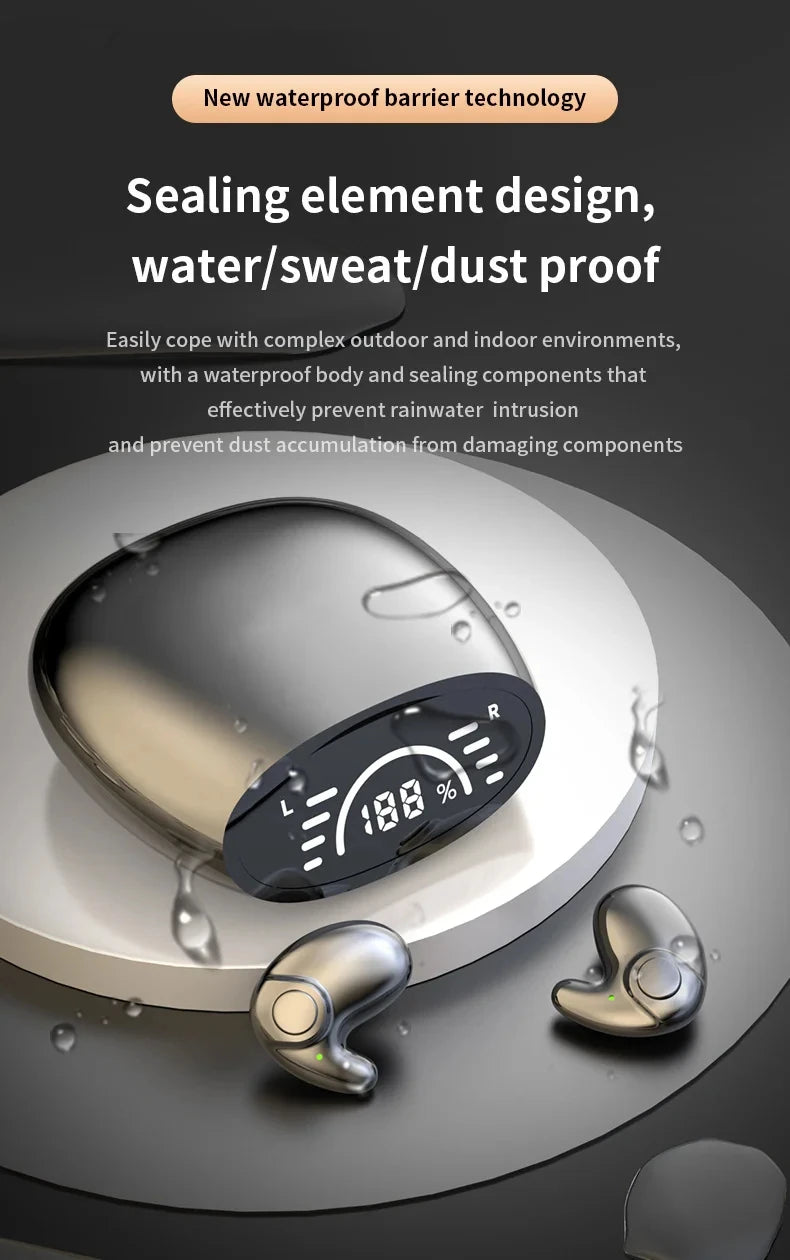 Xiaomi MIJIA Sleep Invisible Headset Noise Cancelling Wireless Headsets Waterproof Sports Stereo With Mic Bluetooth Earohone