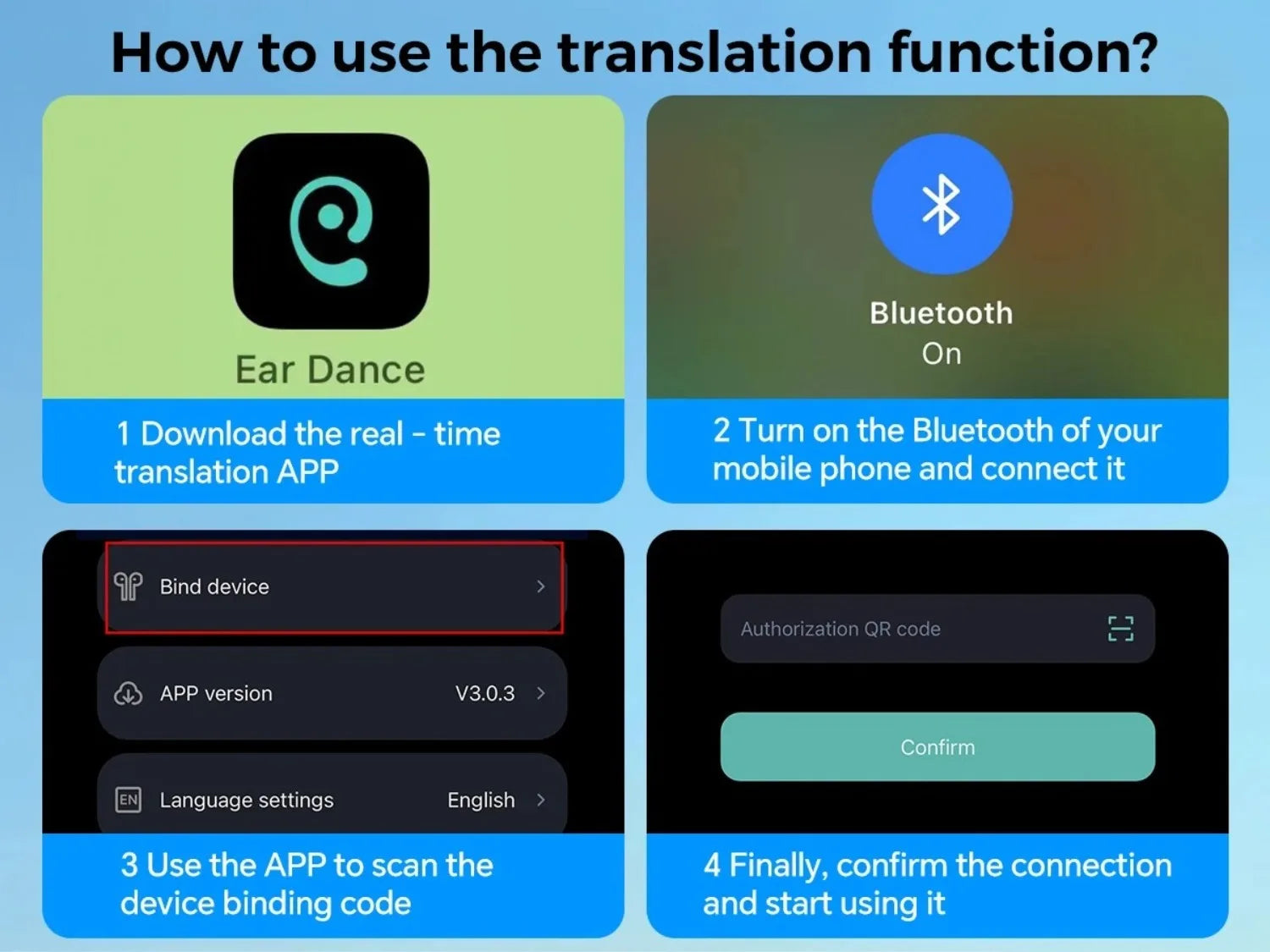 Lifetime Free Translation Earphones 164 Languages Instant Voice Real Time Translators Wireless Bluetooth Headphones HiFi Earbuds