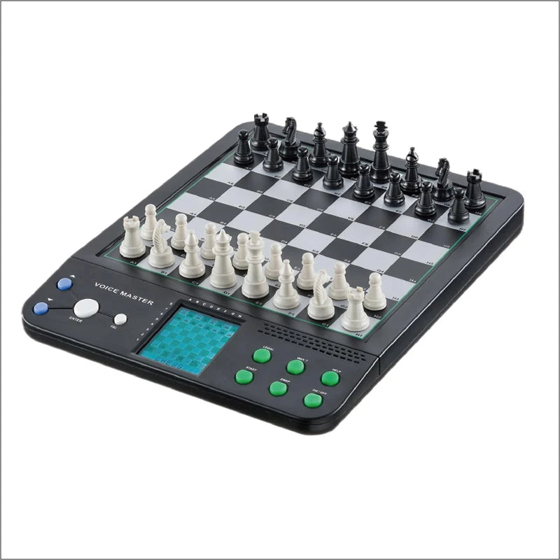 Electronic Chess Game Magnetic Chess Piece Sensory Board Screen Novice Learning Intelligent AI Against Single-player Chess