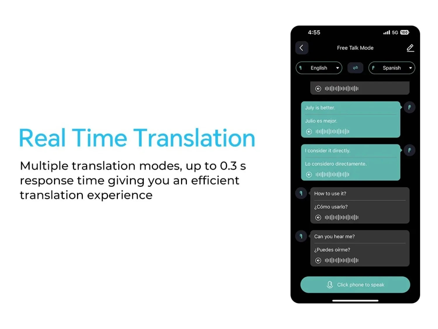 Lifetime Free Translation Earphones 164 Languages Instant Voice Real Time Translators Wireless Bluetooth Headphones HiFi Earbuds