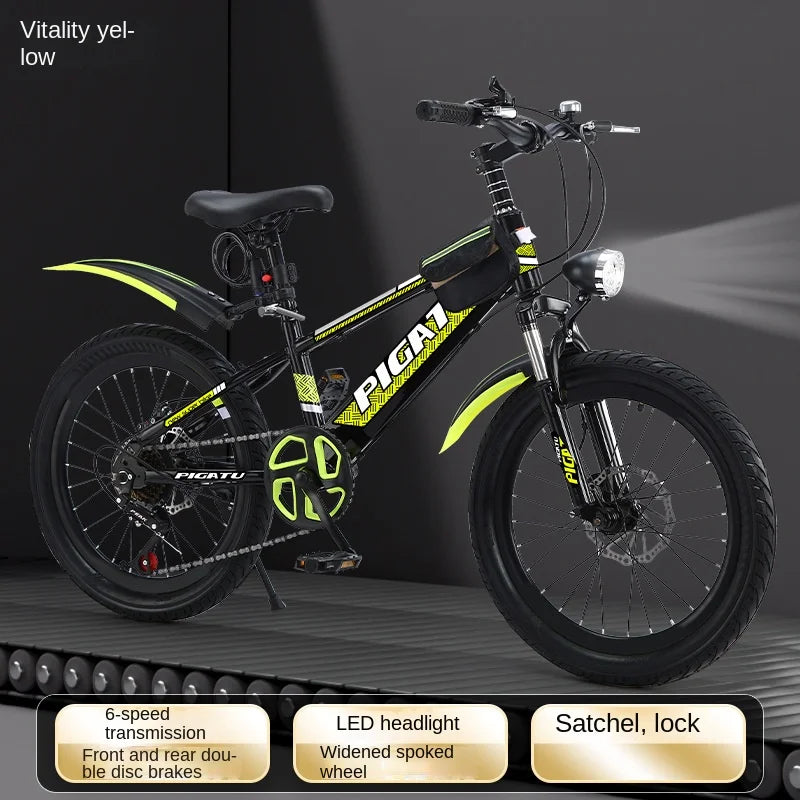 Chase Wholesale Kids Mountain Bikes 6-12 Years Old 18 "24" Mountain Variable Speed Boys Student Girls Riding Bikes Hot Sale