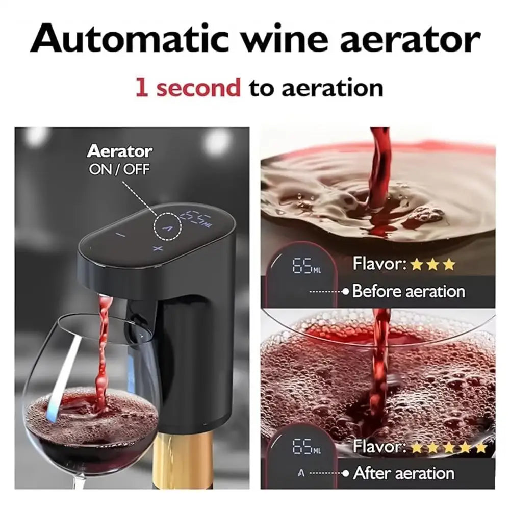 New Portable Mini Automatic Wine Decanter Electric Wine Aerator and Wine Dispenser kitchen accessories