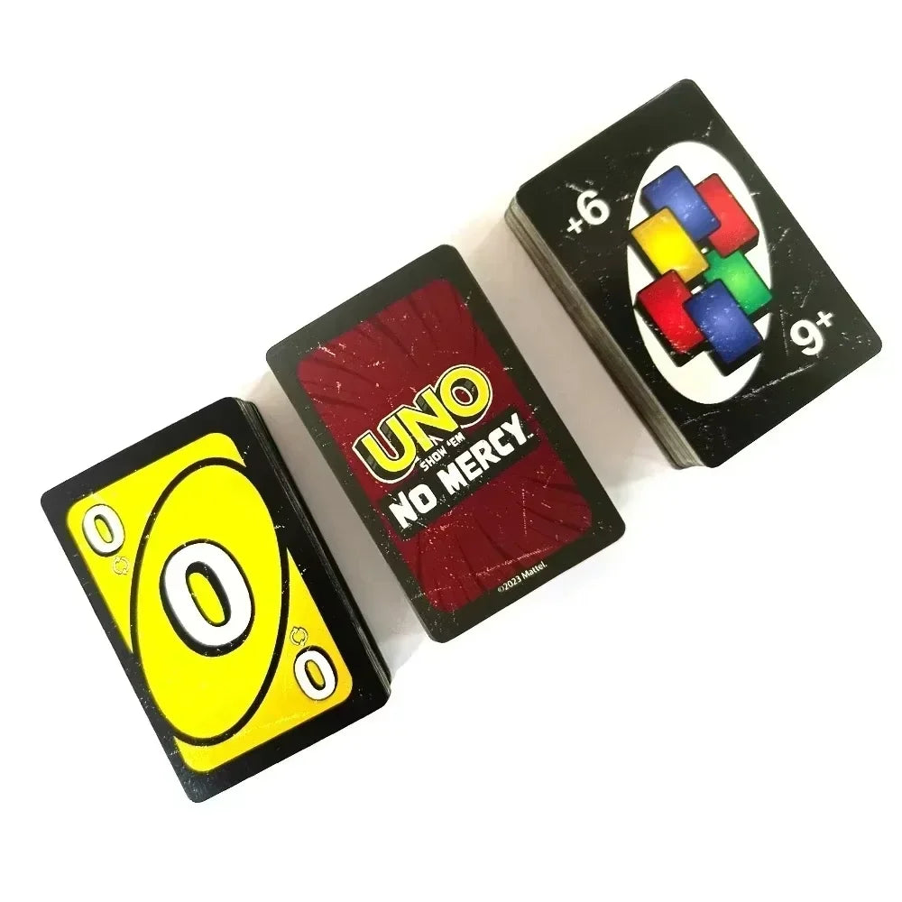 NEW Uno No mercy Game Board Games2025 UNO Cards Table Family Party Entertainment UNO Games Card Toys Children Birthday Christmas