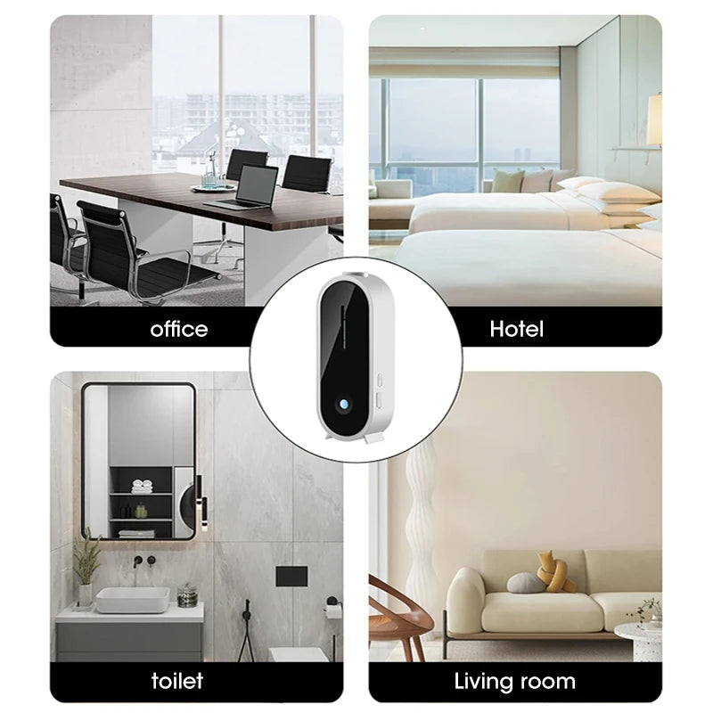 Portable Ultrasonic Diffuser Aromatherapy Machine Desktop Wall USB Smart Air Purifier Car Air Freshener Home Bathroom