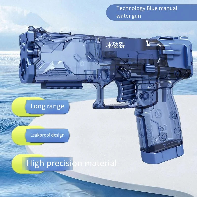 Passion Manual Water Gun Ice Blast Desert Eagle Summer Swimming Battle Toy Continuous Shooting Pool Outdoor Fun for boys