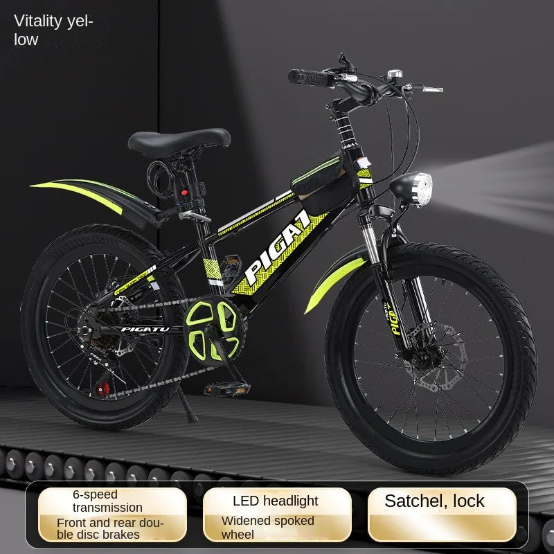 Chase Wholesale Kids Mountain Bikes 6-12 Years Old 18 "24" Mountain Variable Speed Boys Student Girls Riding Bikes Hot Sale