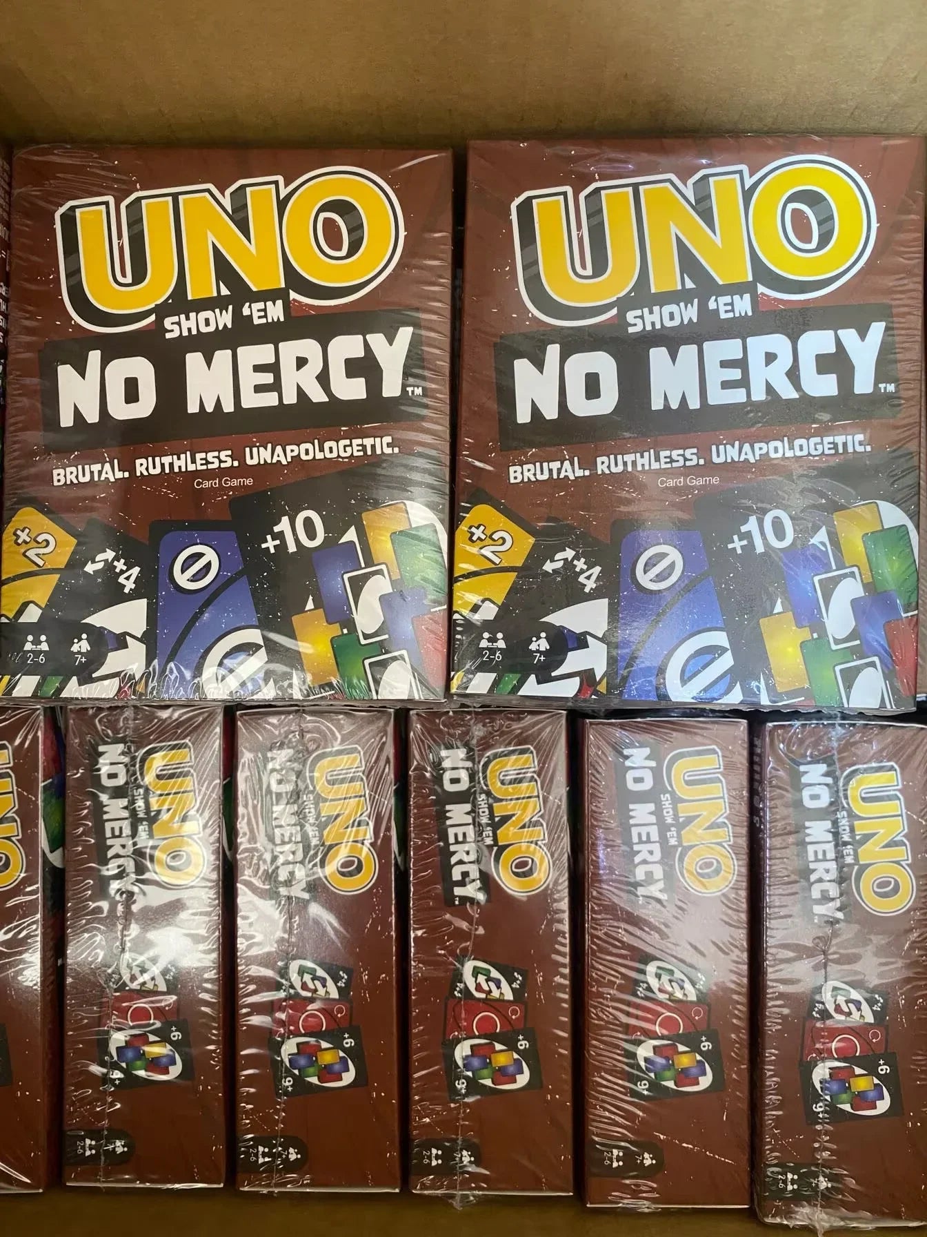 NEW Uno No mercy Game Board Games2025 UNO Cards Table Family Party Entertainment UNO Games Card Toys Children Birthday Christmas