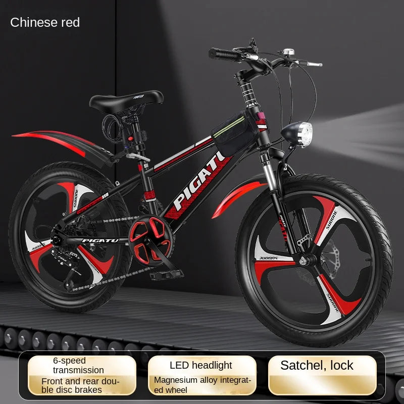 Chase Wholesale Kids Mountain Bikes 6-12 Years Old 18 "24" Mountain Variable Speed Boys Student Girls Riding Bikes Hot Sale