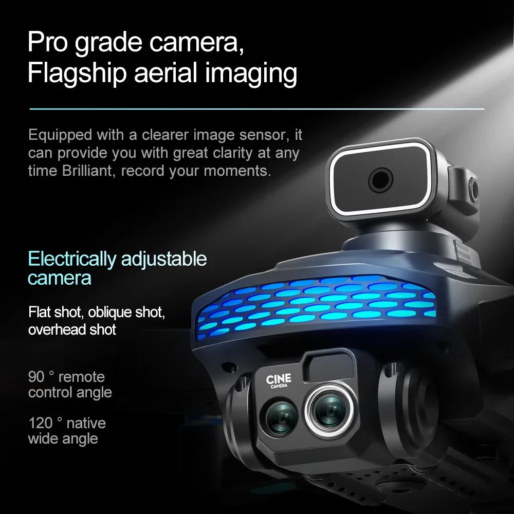 M6 Drone Brushless Motor Professional 8K HD Aerial Photography Obstacle Avoidance UAV Four-Rotor Helicopter Toys