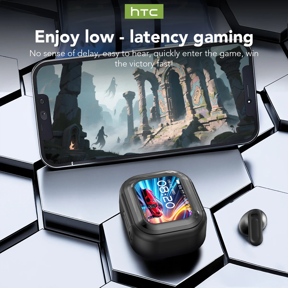 New Bluetooth 6.0 Wireless Headphones Translation Earphones IPX4 Waterproof Rating Long Battery Life