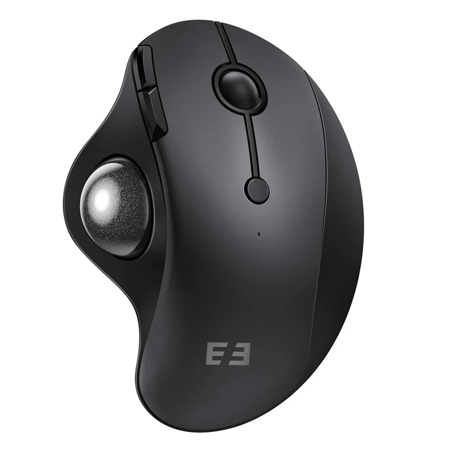 Seenda Bluetooth Wireless Trackball Mouse Ergonomic Rollerball Mice Rechargeable Multi Devices Mouse for Mac Android Windows