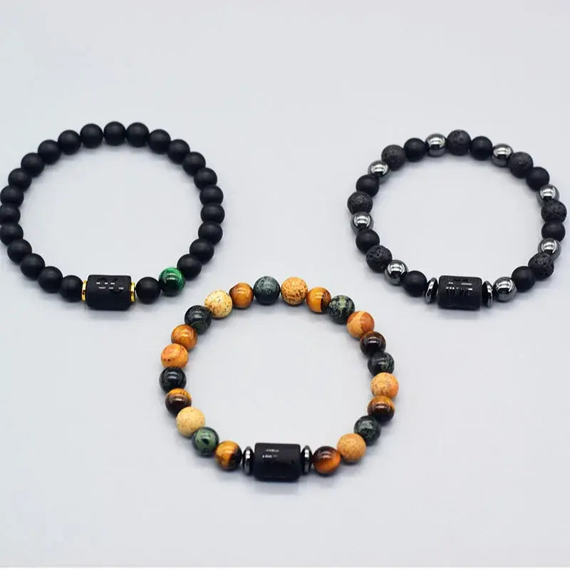 12 Constellation Zodiac Signs Bracelet