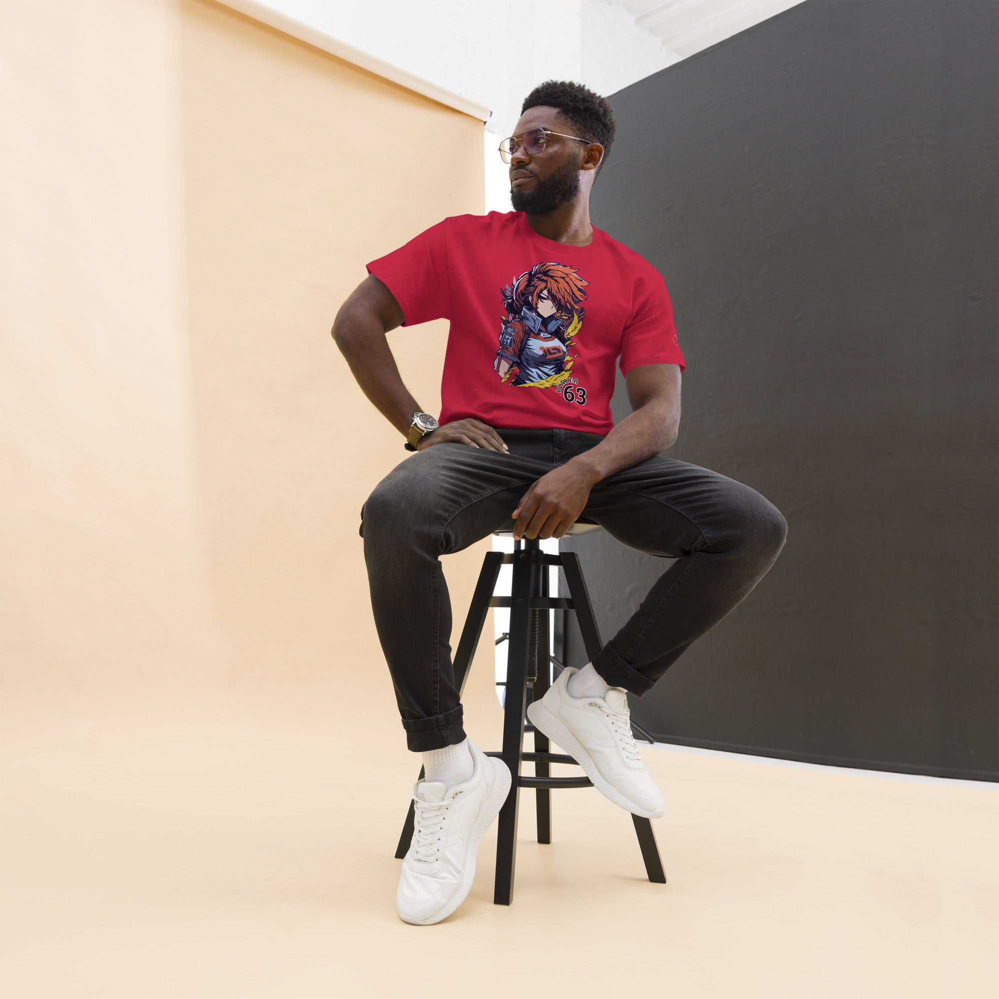 Graphic anime tee