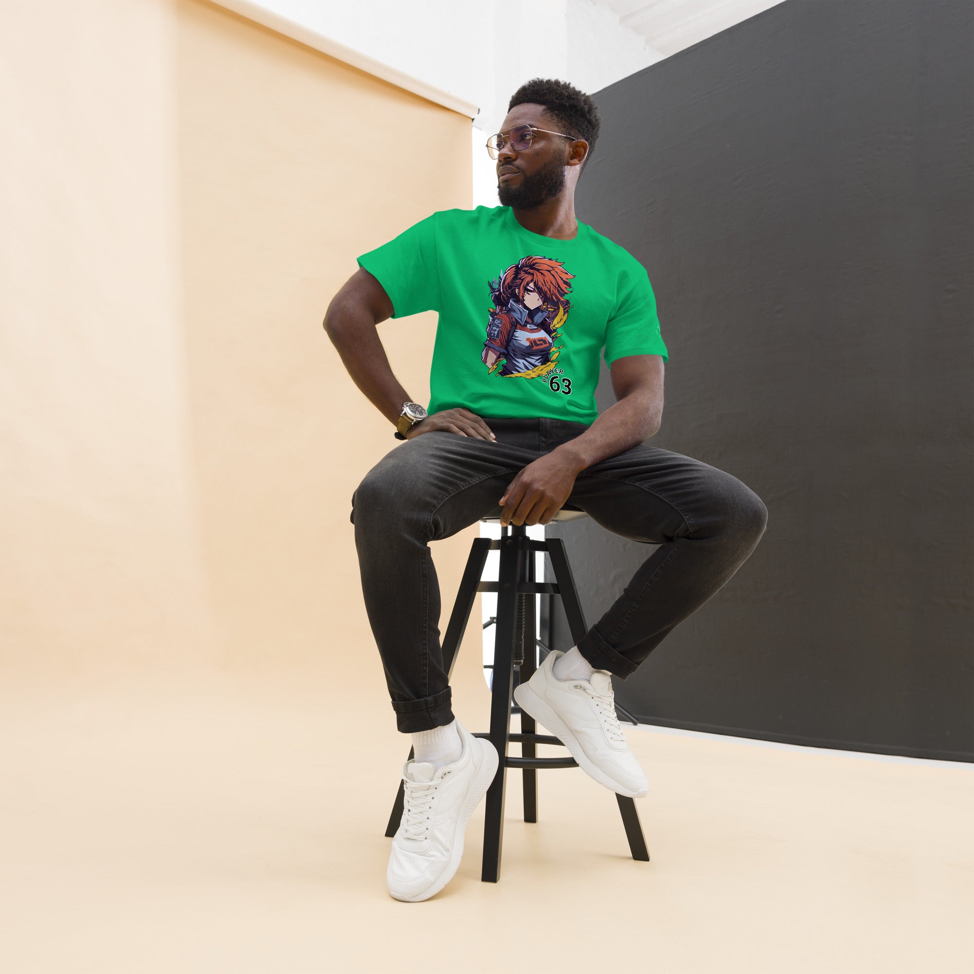 Graphic anime tee