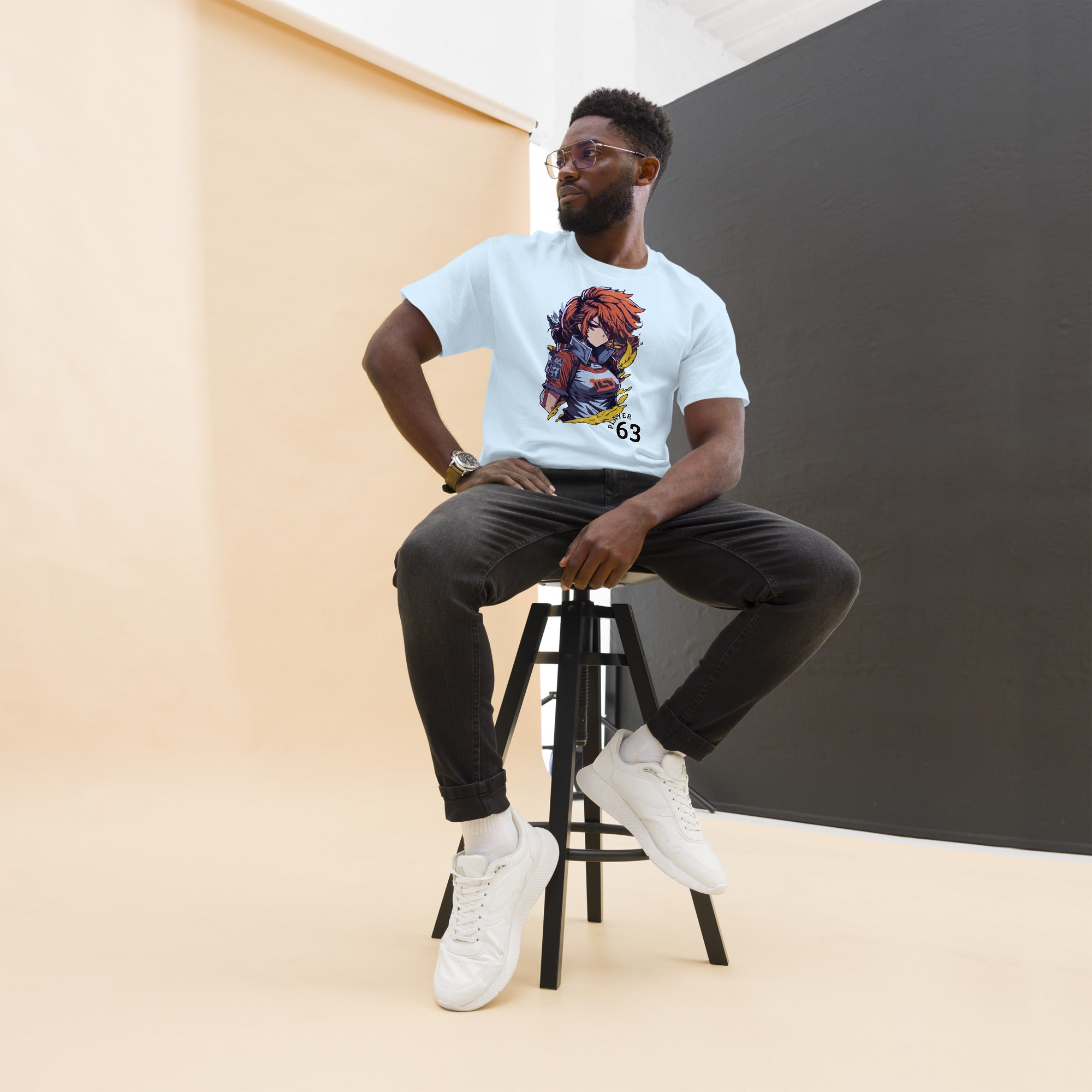 Graphic anime tee