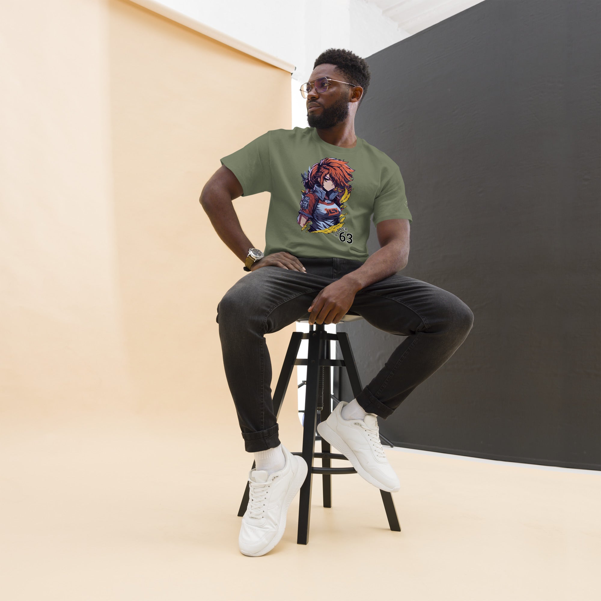 Graphic anime tee