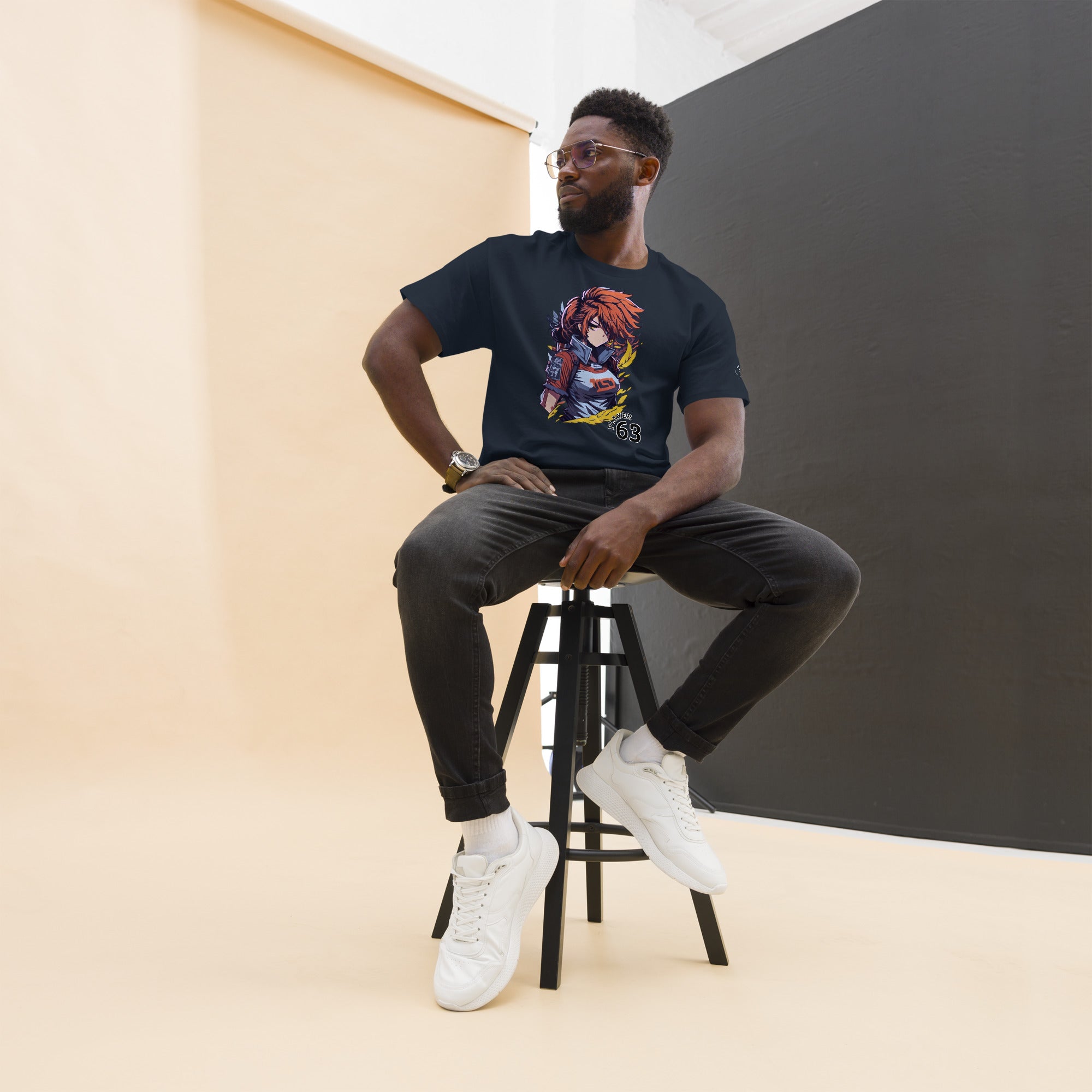 Graphic anime tee