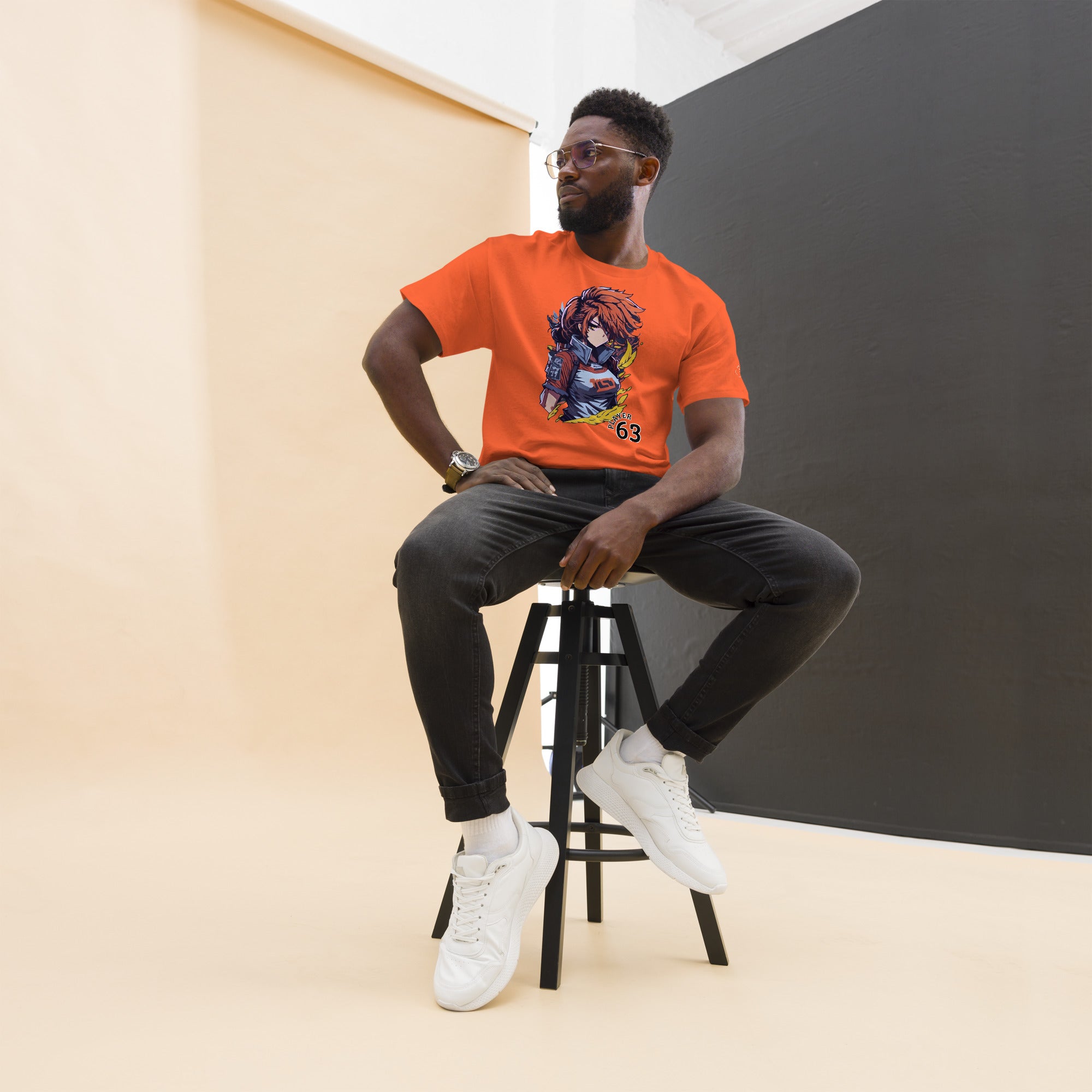 Graphic anime tee