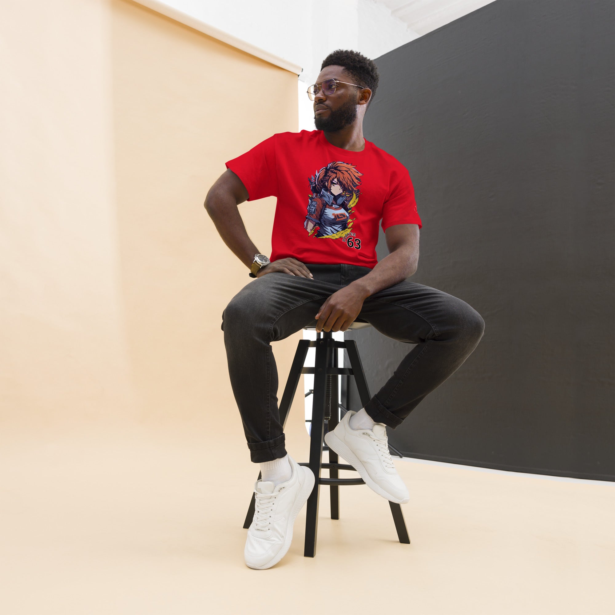 Graphic anime tee