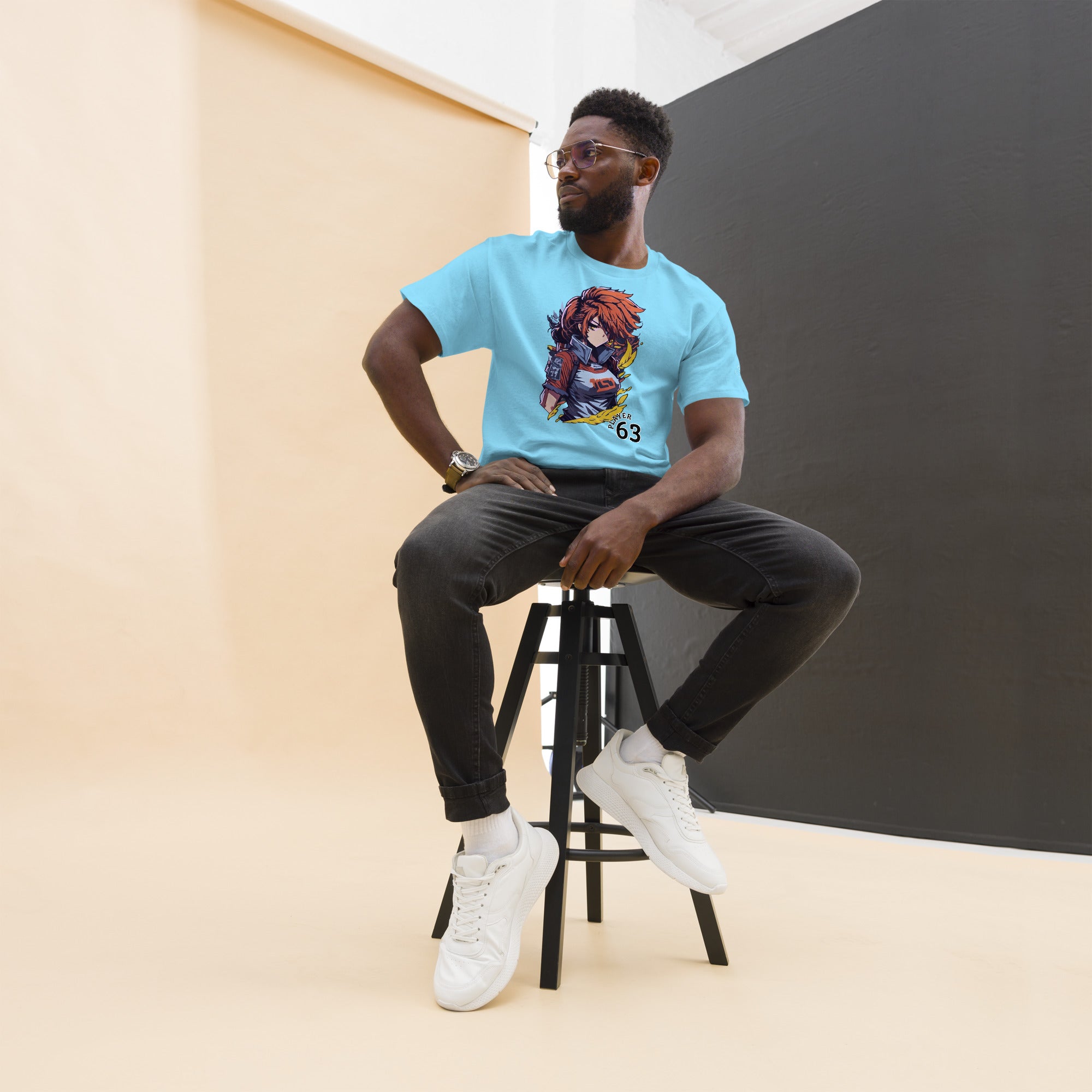 Graphic anime tee
