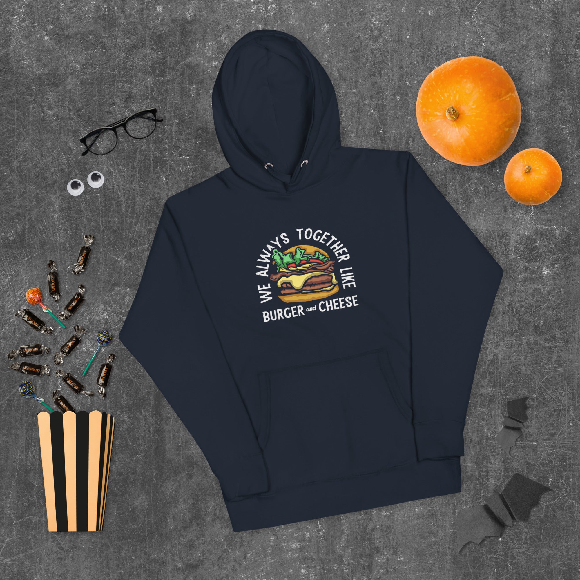 Together like Hamburger Hoodie