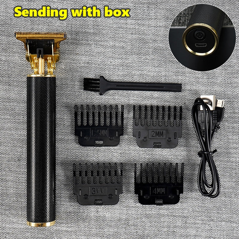 USB Electric Hair Clippers Rechargeable Professional